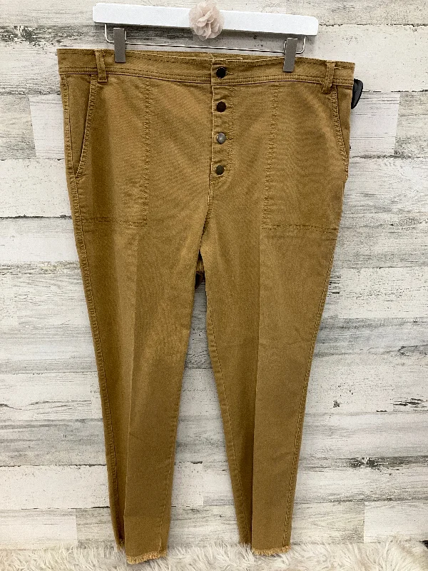 Men's Jeans Made from Recycled MaterialsJeans Straight By Loft In Gold, Size: 14