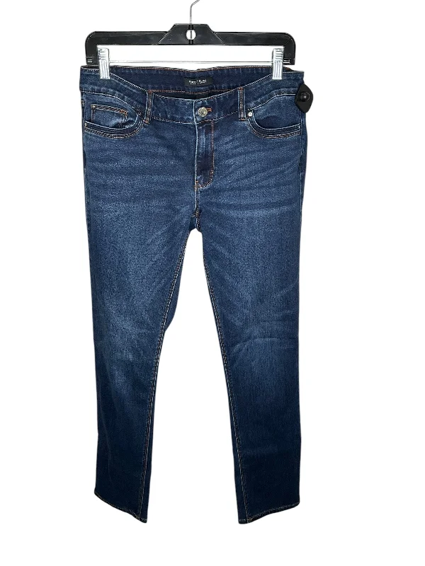 Wide-Leg Men's JeansJeans Skinny By White House Black Market In Blue Denim, Size: 8