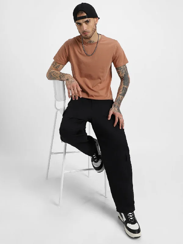 Breathable Men's Mesh TopsCork Plain Men's Tshirt