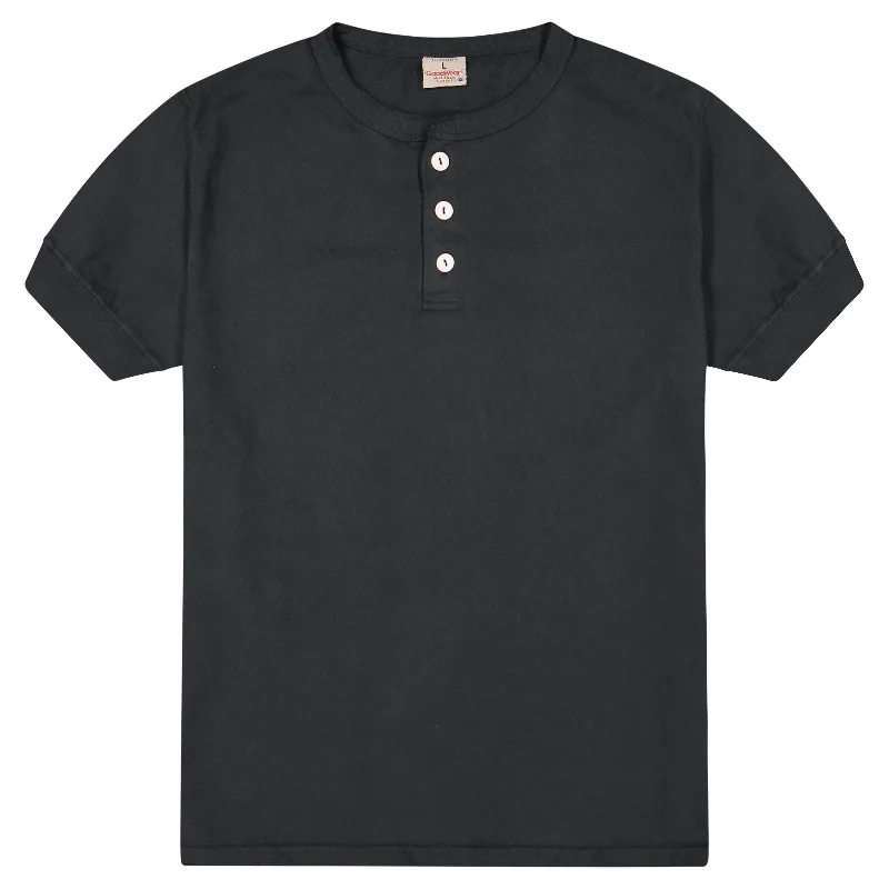 Men's Shirts with Mock NecksAdult Short Sleeve 3-Btn Henley