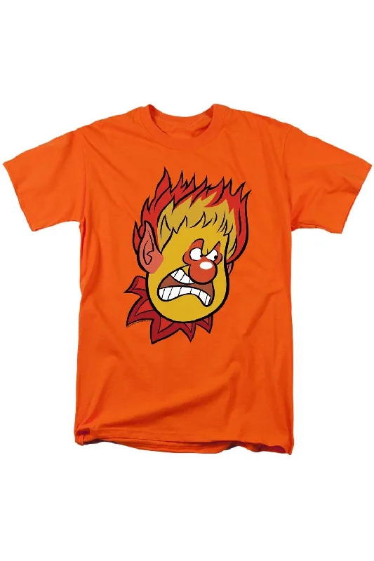 Men's Shirts with Bow TiesThe Year Without A Santa Claus Heat Miser Short Sleeve Adult Tee / T-Shirt Men's Shirts with Bow TiesThe Year Without A Santa Claus Heat Miser Short Sleeve Adult Tee / T-Shirt