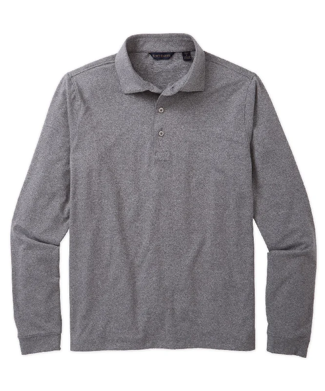 Men's Shirts for FishingTech Jersey Long-Sleeve Polo Shirt