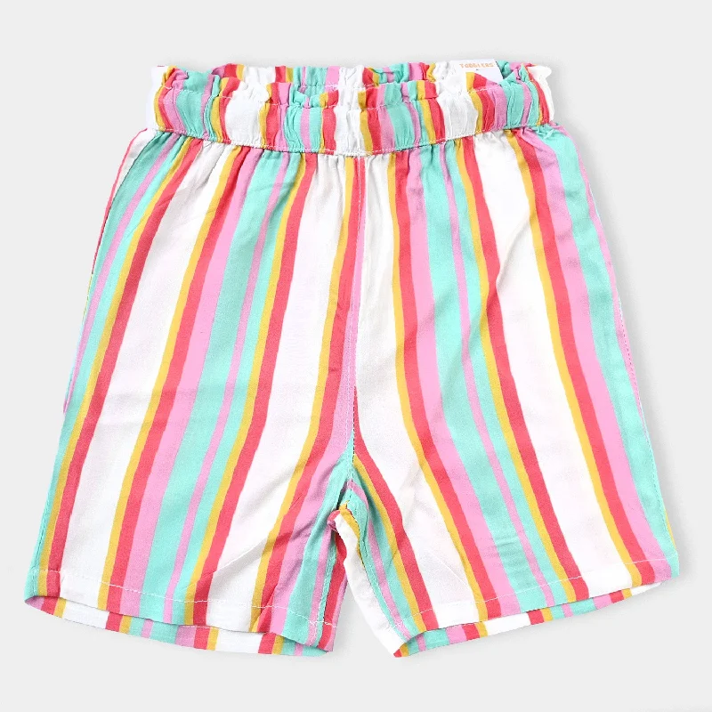 Men's Running Pants for ExerciseGirls Viscose Short Striper-Printed