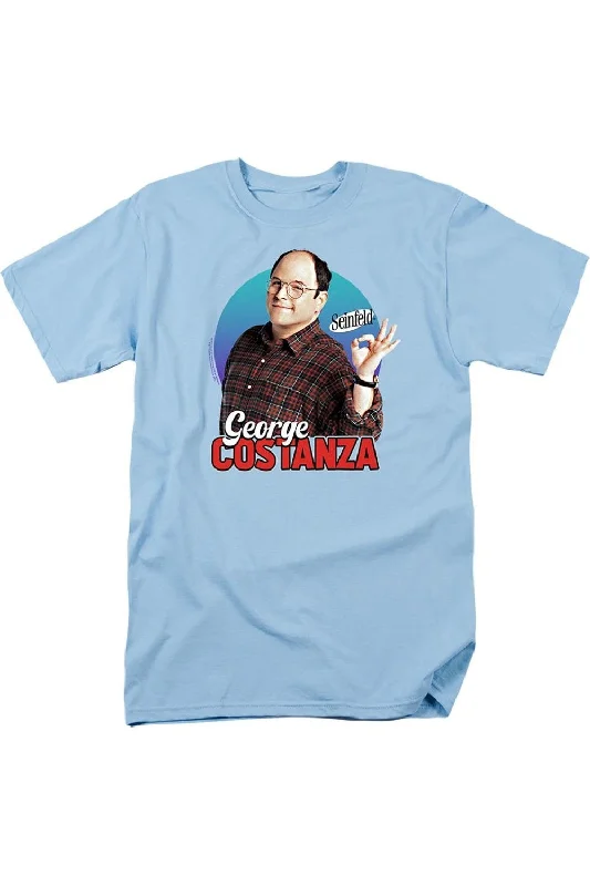 Men's Shirts with Drawstring WaistbandsSeinfeld George Short Sleeve Adult Tee / T-Shirt Men's Shirts with Drawstring WaistbandsSeinfeld George Short Sleeve Adult Tee / T-Shirt