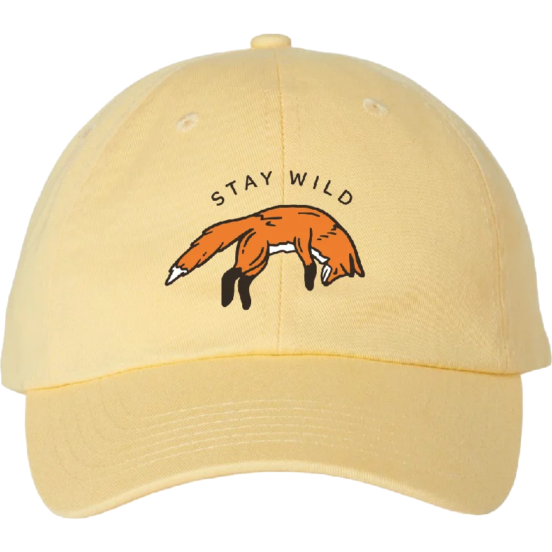 Affordable Winter HatsStay Wild Fox Dad Hat