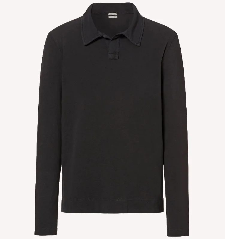 Men's Shirts with Wrinkle-Resistant FabricMassimo Alba Rico Polo in Navy
