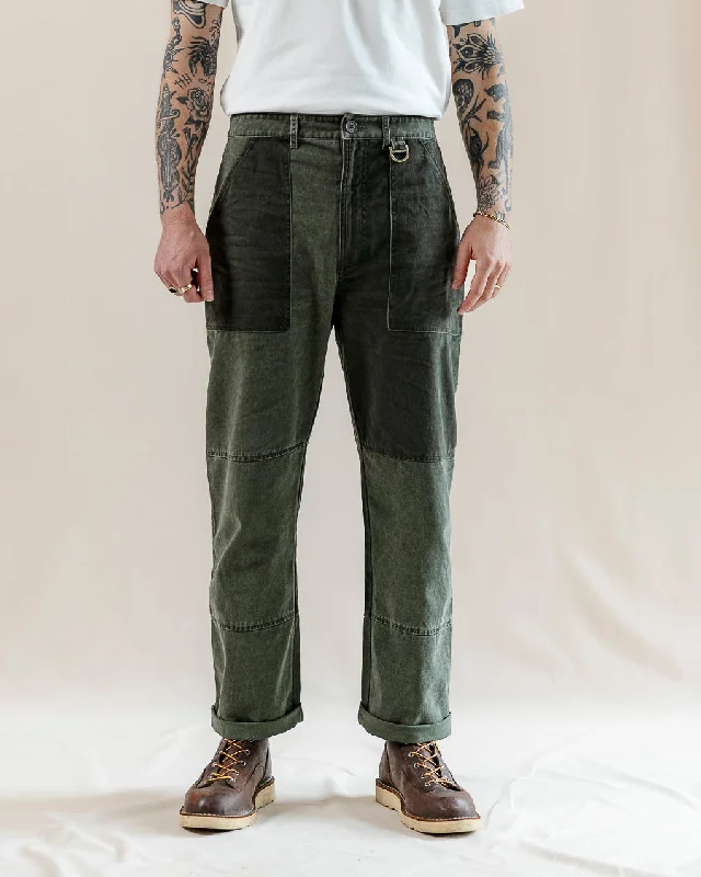 Warm Men's Fleece-Lined Pants304 Surplus Fatigue Pants - Khaki