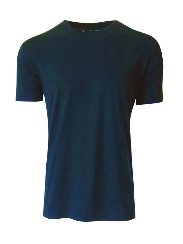 Men's Shirts with Logo EmbossmentsThe Indestructible Tee | Navy