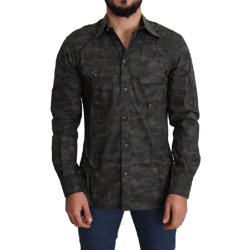 Men's Shirts with Lace-Up HemlinesDolce & Gabbana Men's T-Shirt