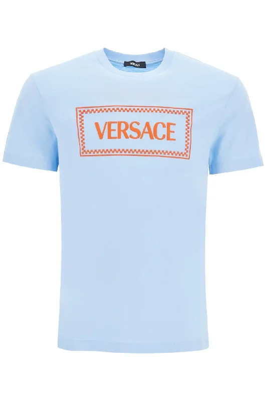 Men's Shirts for HuntingVersace Men's Embroide Logo T-Shirt