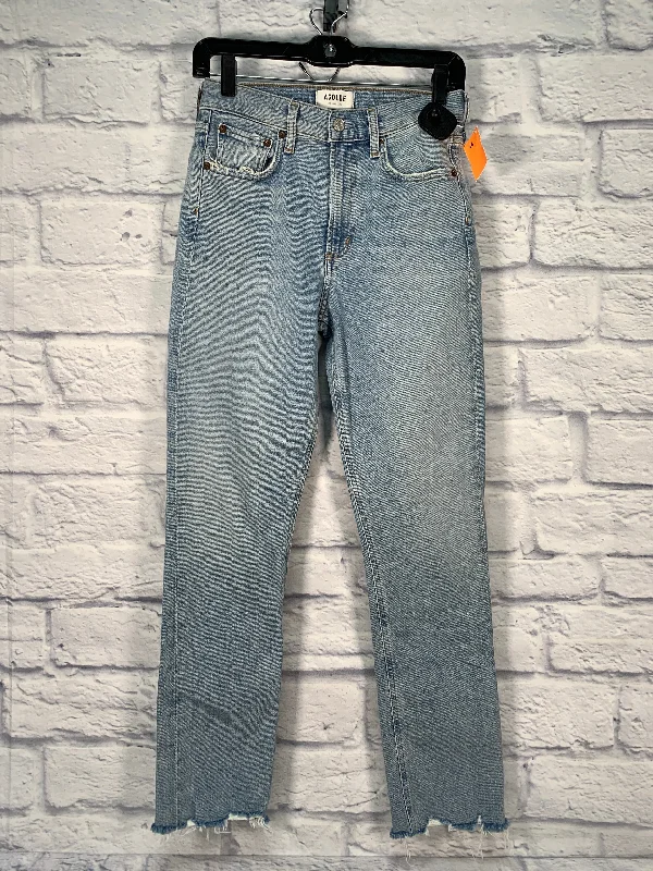 Mid-Waisted Men's JeansJeans Straight By Agolde In Blue, Size: 0