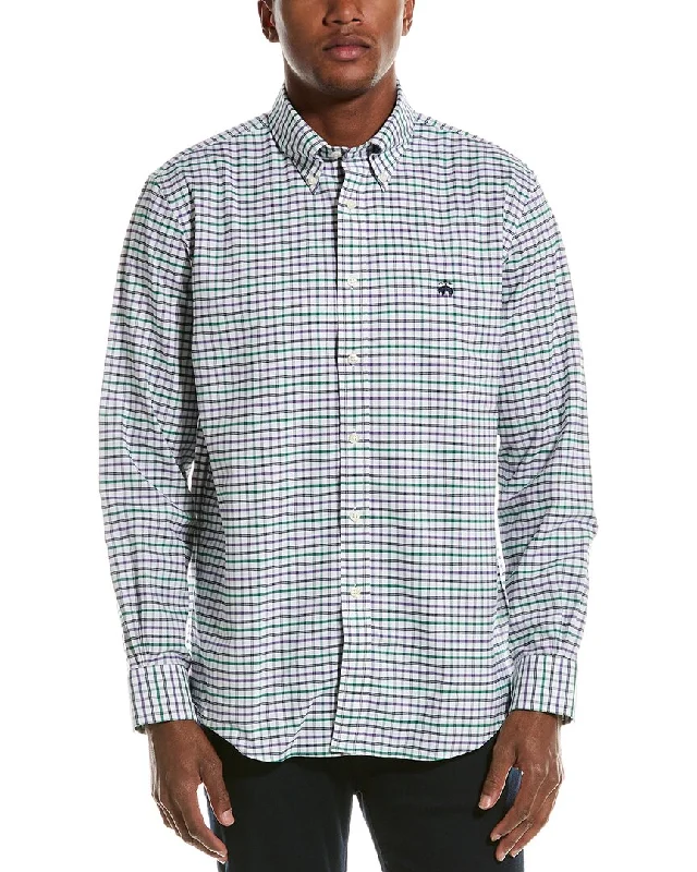 Men's Layering Shirts for Seasonal TransitionsBrooks Brothers Regular Fit Oxford Shirt Men's Layering Shirts for Seasonal TransitionsBrooks Brothers Regular Fit Oxford Shirt