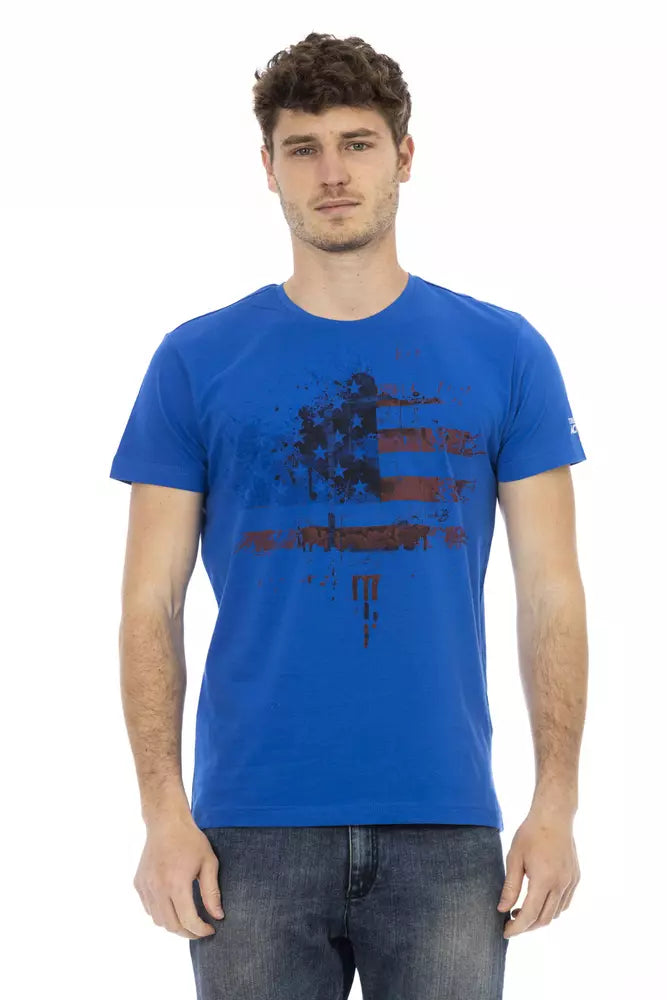 Men's Shirts with Plaid PatternsTrussardi Action  Cotton Men's Men's T-Shirt