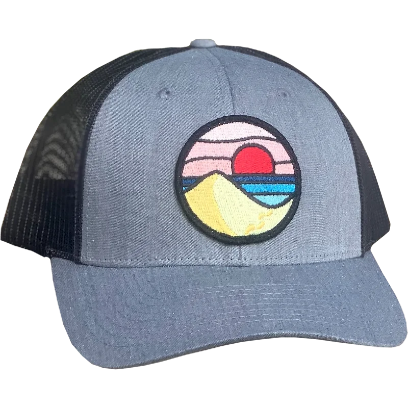 Warm Winter BeaniesCurved Brim Trucker with Beach Day Patch