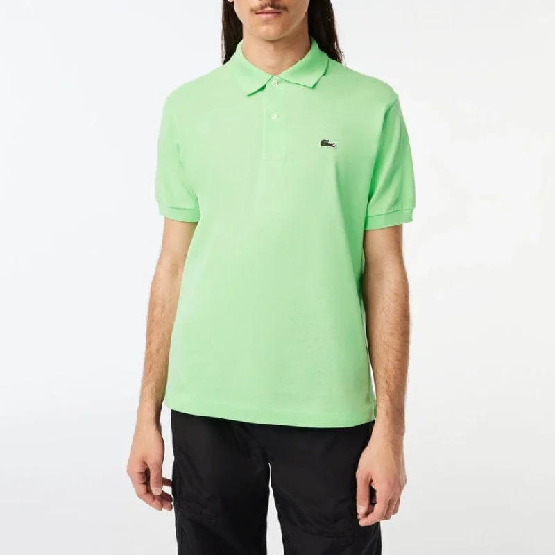 Men's Shirts with Contrast CollarsLacoste Original Petit Pique Cotton Polo (Light Green) L1212-51