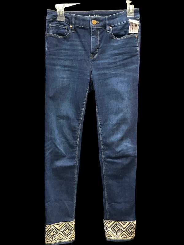 Men's Straight-Leg Jeans in Dark WashJeans Skinny By White House Black Market In Blue, Size: 0