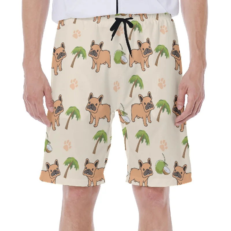 Men's Pants with Hidden ButtonsAPOLLO - Men's Beach Shorts