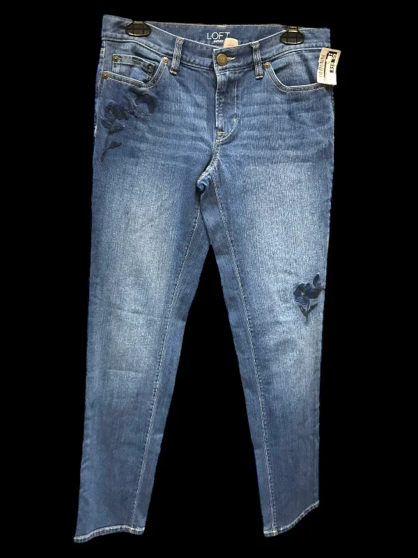 Premium Quality Men's Jeans for Every OccasionJeans Straight By Loft In Blue Denim, Size: 0