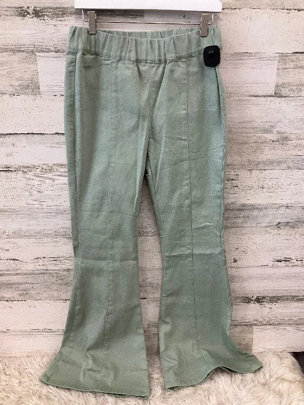Men's Jeans with a Distressed LookJeans Flared By Clothes Mentor In Green, Size: 10
