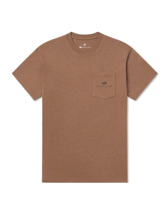 Men's Shirts with Graphic SleevesUnisex Camo Duck Originals Tee In Washed Walnut