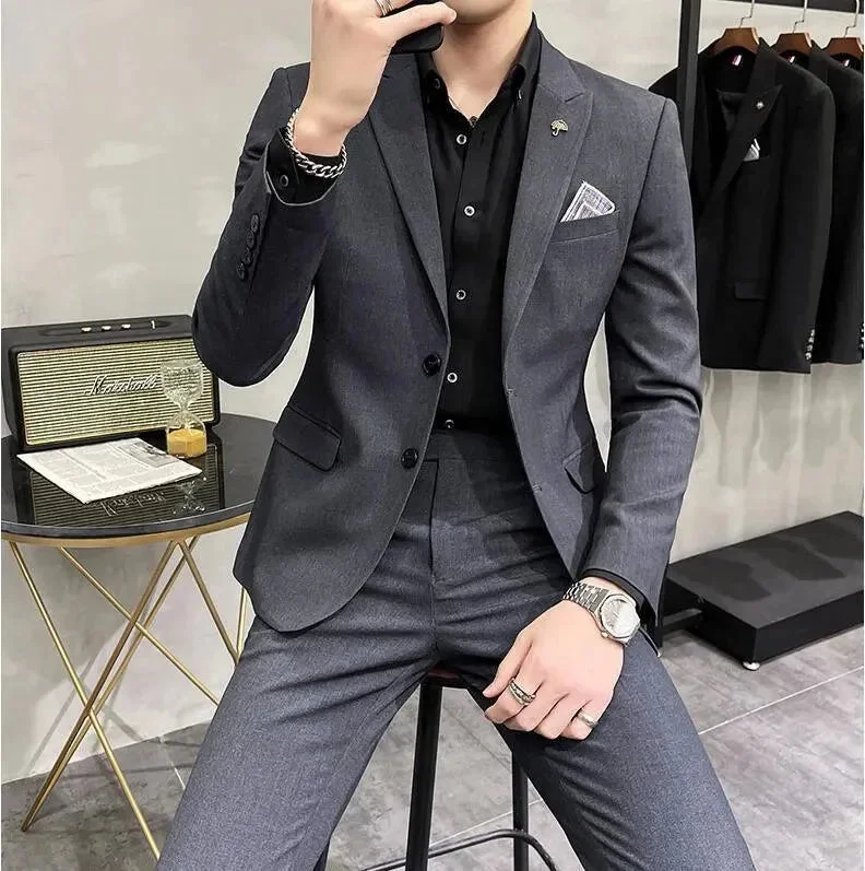 Dark Grey 2-Buttons