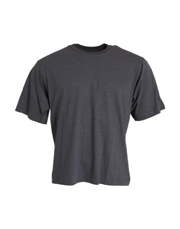 Men's Shirts with French CuffsDolce & Gabbana Cotton Round Neck Short Sleeve Men's T-shirt Men's Shirts with French CuffsDolce & Gabbana Cotton Round Neck Short Sleeve Men's T-shirt