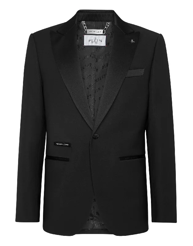 Wool Blazer Lord fit with Crystals Gothic Plein