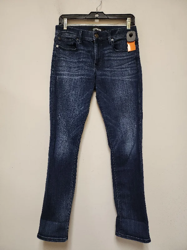 Cool Men's JeansJeans Skinny By Express In Blue Denim, Size: 6
