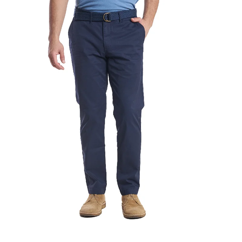 Men's Denim Shorts for SummerLightweight Stretch Chinos Standard Fit - Navy