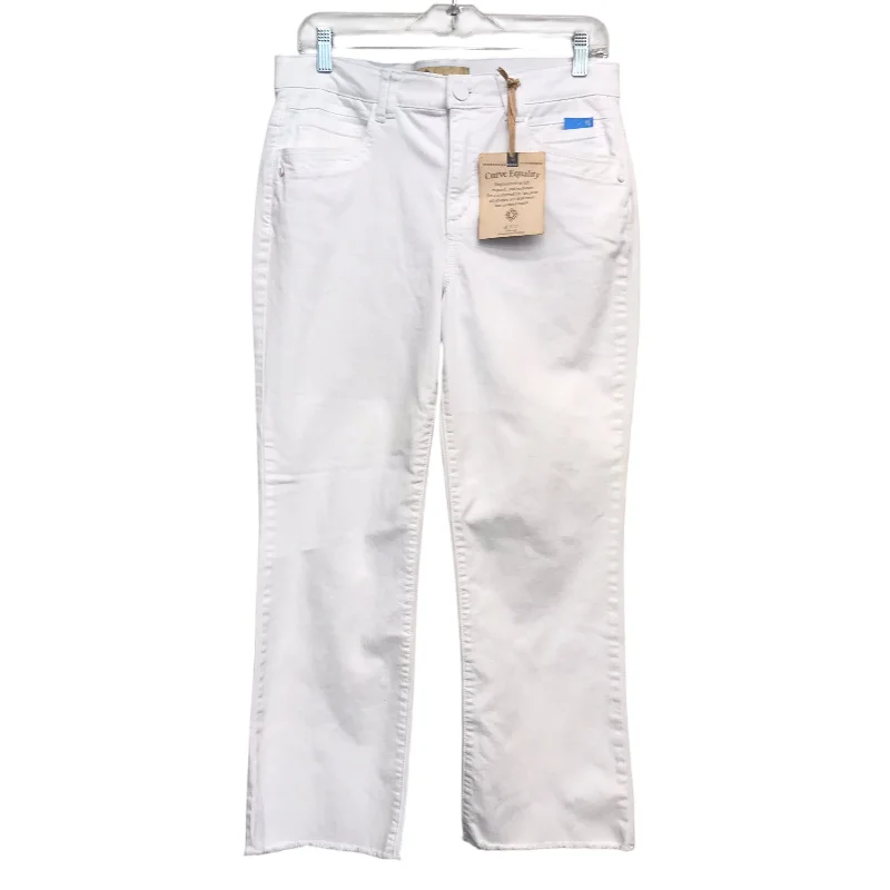 Fashionable Men's JeansJeans Wide Leg By Democracy In White, Size:10