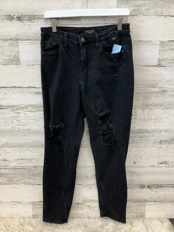 Men's Jeans with PocketsJeans Straight By Judy Blue In Black, Size: 8