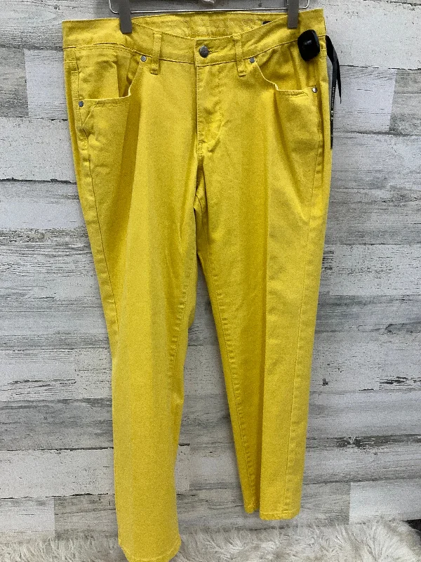 Men's Jeans for a Casual LookJeans Straight By Jag In Yellow, Size: 14