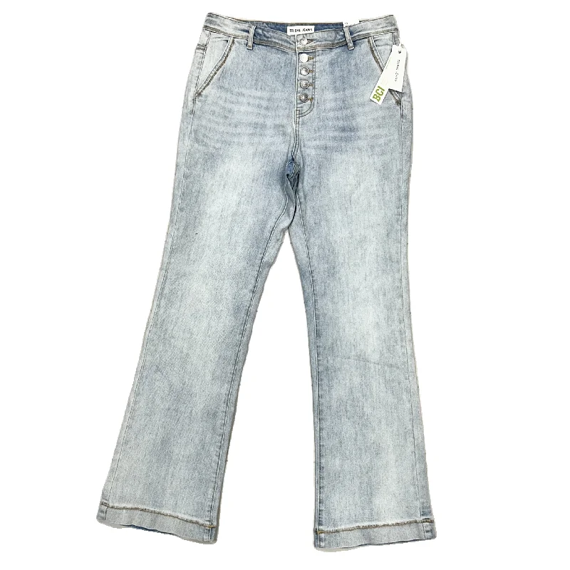 Men's Jeans for a Casual LookJeans Flared By Tribal In Blue Denim, Size: 10