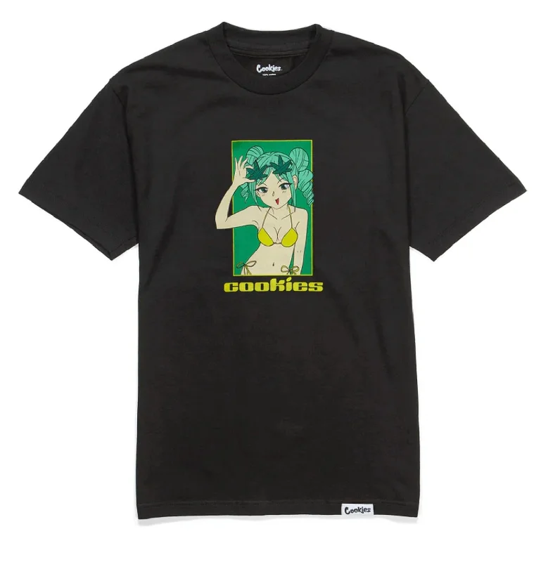 Men's Shirts with Barrel CuffsMen's Beach Bunny T-Shirt In Black