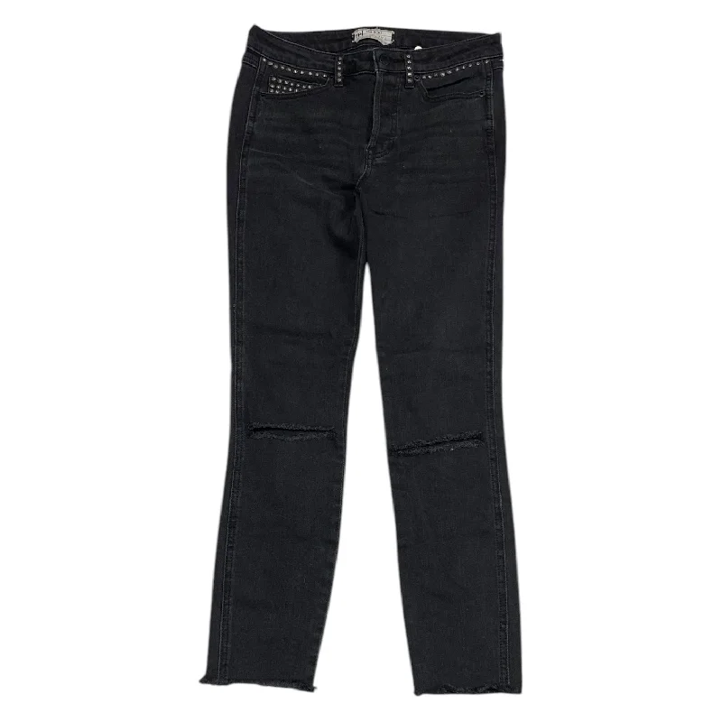 Men's Tapered JeansJeans Skinny By Free People In Black Denim, Size: 4