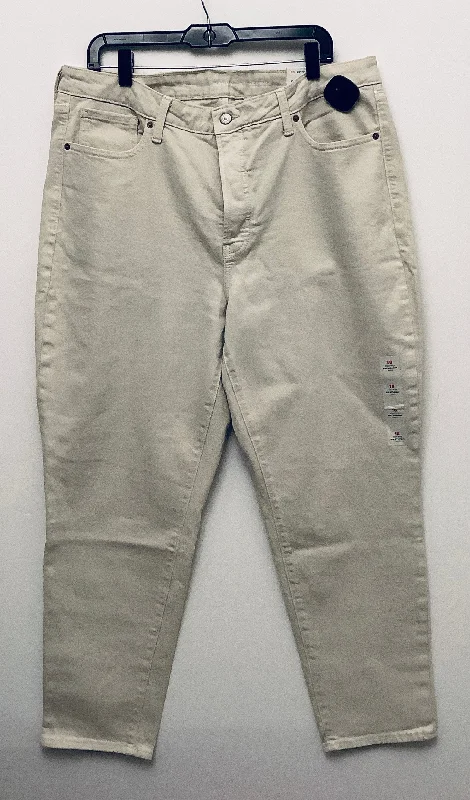 Men's Jeans for SportsJeans Boot Cut By Old Navy In Tan, Size: 18