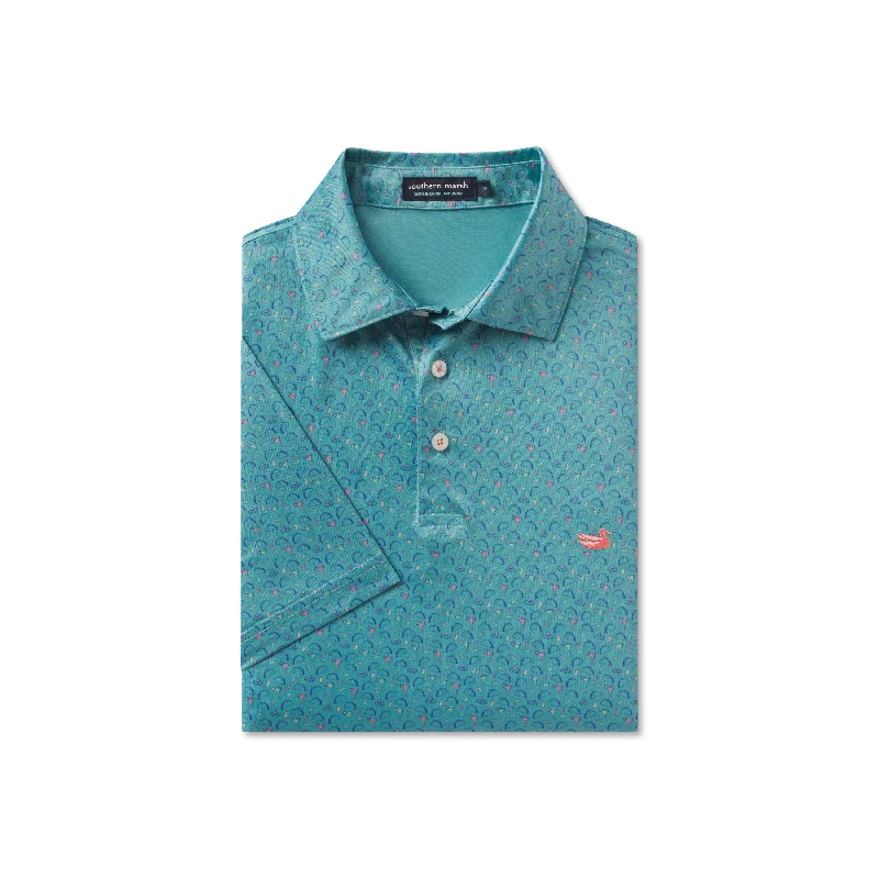 Men's Shirts with Pin CollarsFlyline Performance Polo - Olé Tuesday