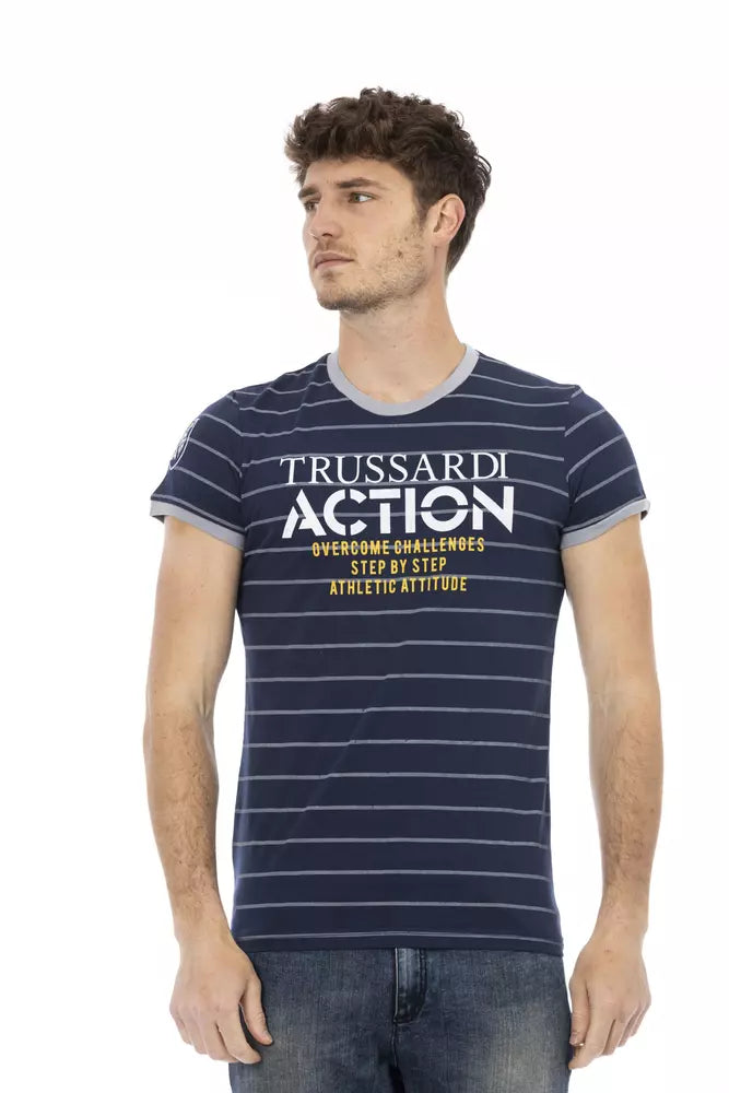 Men's Flowy Shirts for a Relaxed LookTrussardi Action  Cotton Men Men's T-Shirt