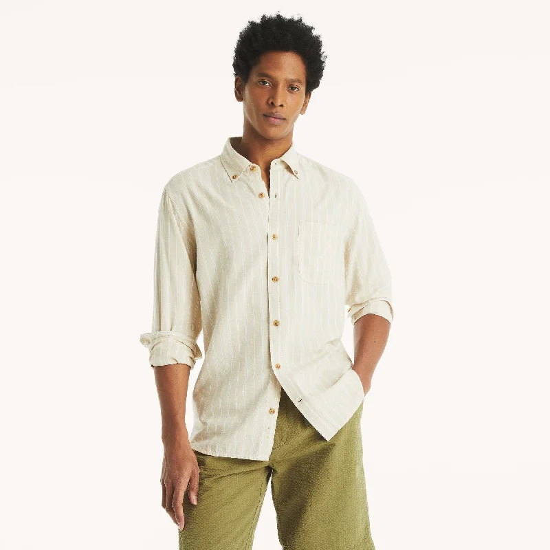 Men's Pattern-Clashing Shirts for Bold FashionNautica Mens Striped Shirt