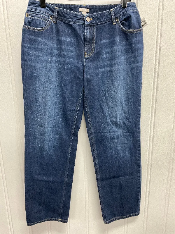 Elegant Men's JeansJeans Straight By J. Jill In Blue Denim, Size: 10
