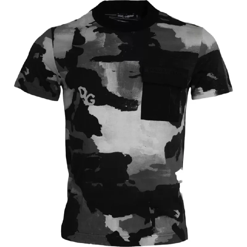 Classic Men's Button-Up ShirtsDolce & Gabbana multi Camouflage Cotton Crewneck Men's T-shirt Classic Men's Button-Up ShirtsDolce & Gabbana multi Camouflage Cotton Crewneck Men's T-shirt