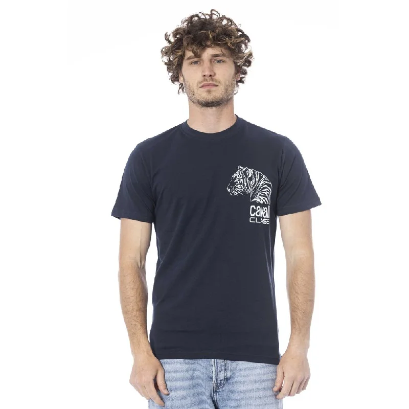 Men's Shirts with French CuffsCavalli Class  Cotton Men's T-Shirt