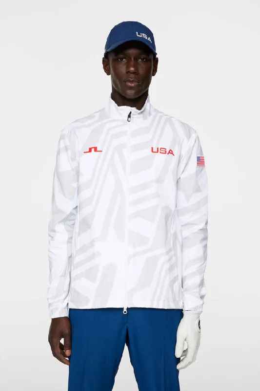 Men's Shirts with Asymmetrical HemlinesLaurent USA GOLF Windbreaker
