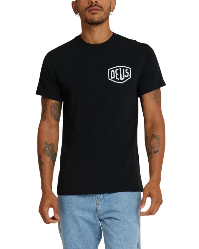 Men's Shirts with Full PlacketsVenice Address Tee In Black