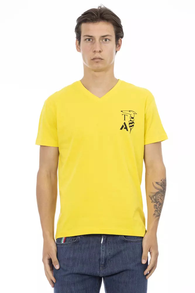 Men's Shirts with Appliqué DetailsTrussardi Action  Cotton Men Men's T-Shirt