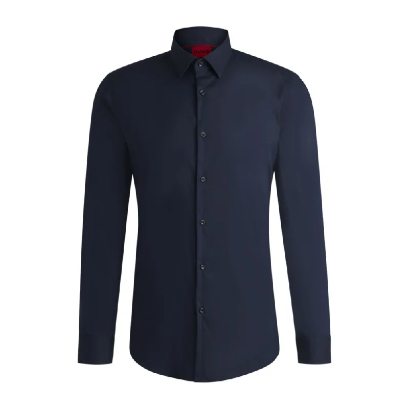 Men's Designer Dress Shirts for High-End FashionSlim-fit shirt in poplin