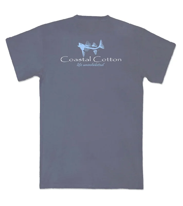 Men's Shirts with Pocket SquaresMen's Signature Short Sleeve Tee In Slate Blue