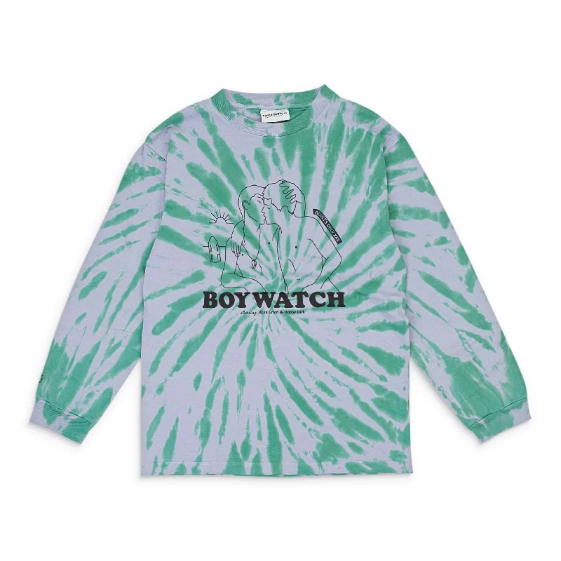 Men's Shirts with Appliqué DetailsCARNE BOLLENTE BOYWATCH MULTICOLOR LONG SLEEVE T-SHIRT