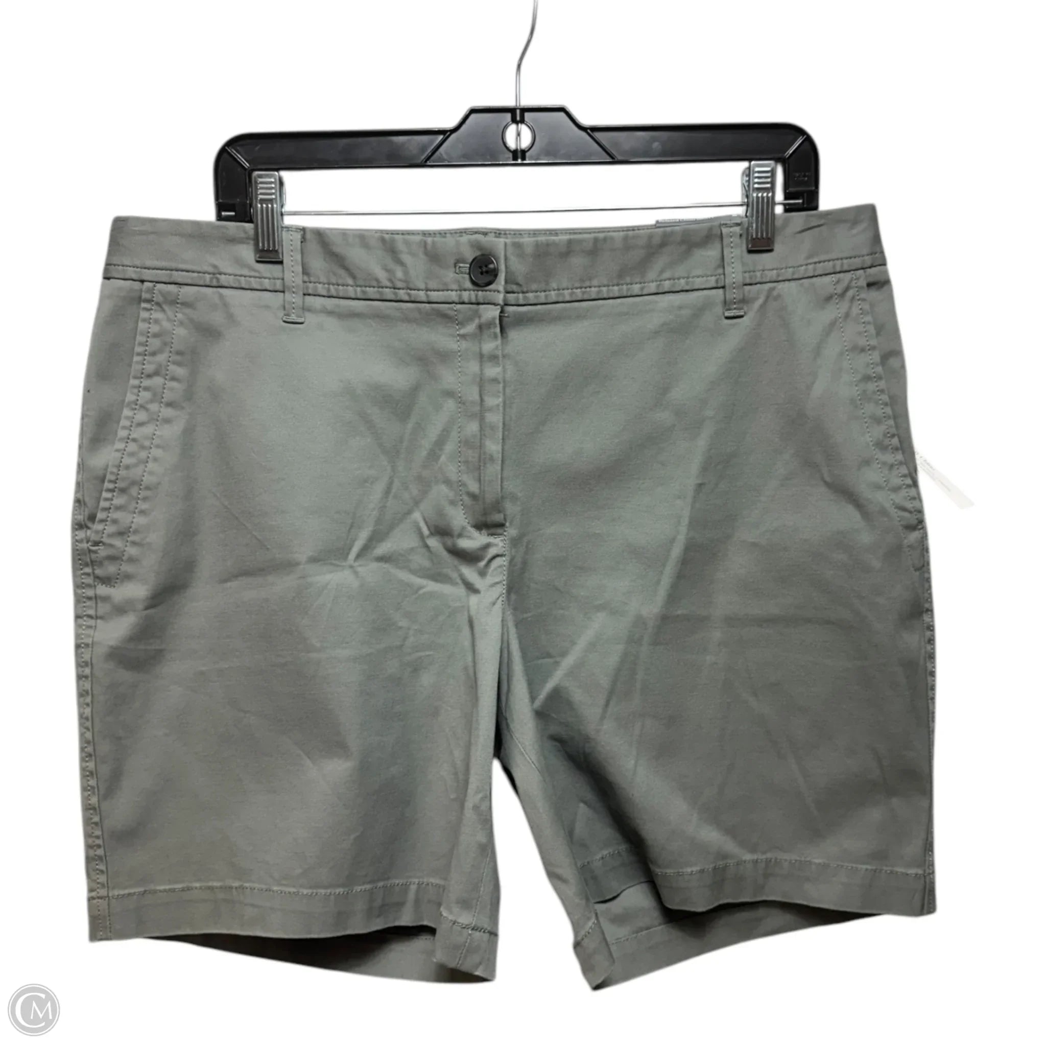 Layered Men's OverallsRelaxed Chino Shorts By Talbots In Green, Size: 12
