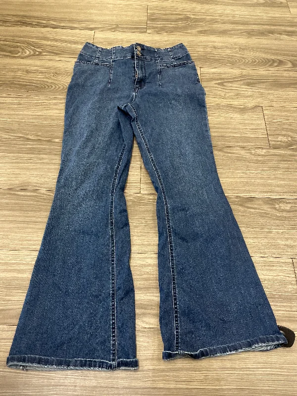 Men's Jeans with Stretch FabricJeans Flared By Maurices In Blue, Size: 14